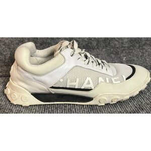 Women's Chanel Trainer Sneakers Black/White G34086 Sz 7.5-8 (38)